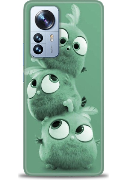 Xiaomi Mi 12 Kılıf Hd Baskılı Kılıf + 9h Nano Tam Kaplayan Ekran Koruyucu 367