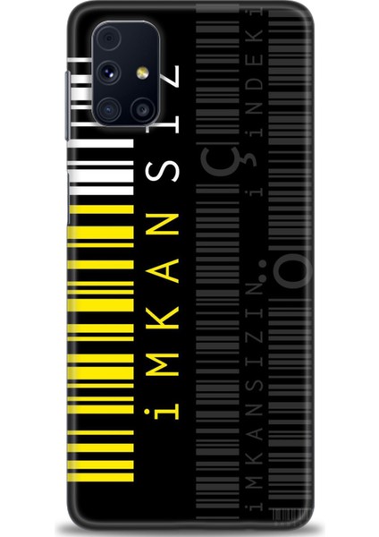 Samsung Galaxy M31S Hd Baskılı Kılıf + 9h Nano Tam Kaplayan Ekran Koruyucu 400