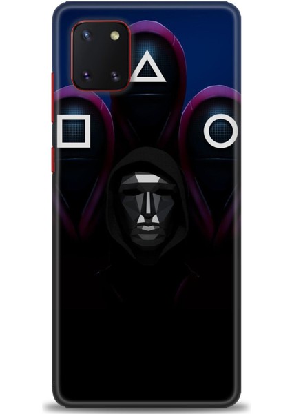 Samsung Galaxy A81 Hd Baskılı Kılıf + 9h Nano Tam Kaplayan Ekran Koruyucu 283