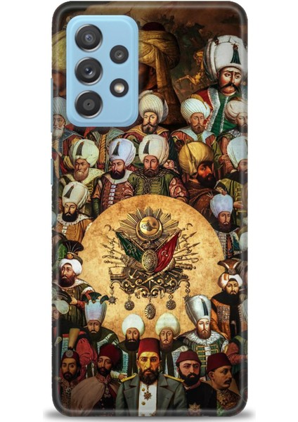 Samsung Galaxy A72 Hd Baskılı Kılıf + 9h Nano Tam Kaplayan Ekran Koruyucu 468