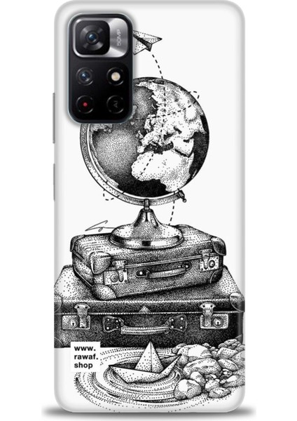 Xiaomi Redmi Note 11 Hd Baskılı Kılıf + 9h Nano Tam Kaplayan Ekran Koruyucu 83