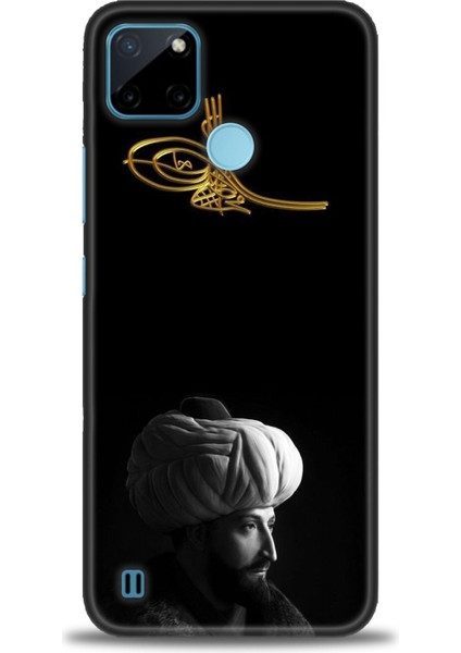 Realme C21Y Kılıf Hd Baskılı Kılıf + 9h Nano Tam Kaplayan Ekran Koruyucu 465