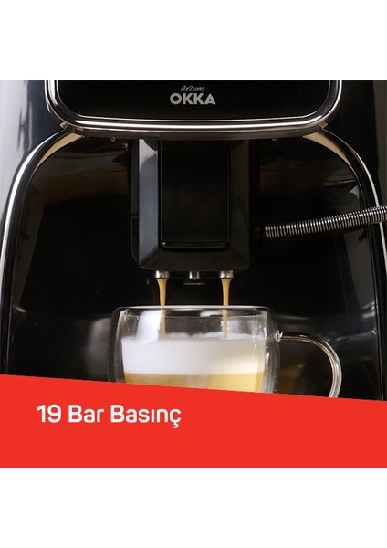 OK0028 Okka Espresso Pro M Tam Otomatik - Bakır indirimleri