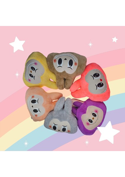 Labubu Dekoratif Yastık 35cm Peluş Oyuncak modelleri