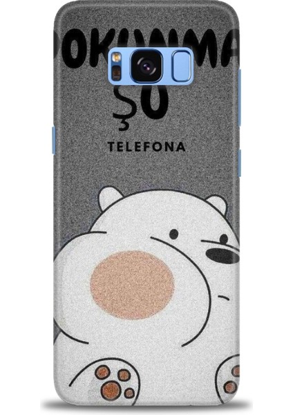 Samsung Galaxy S8 Plus Hd Baskılı Kılıf + 9h Nano Tam Kaplayan Ekran Koruyucu 157