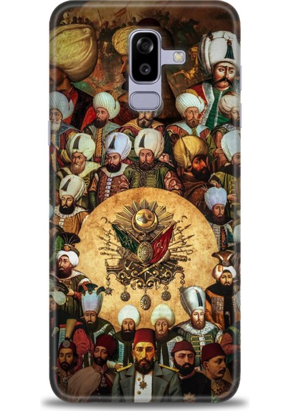 Samsung Galaxy J8 Hd Baskılı Kılıf + 9h Nano Tam Kaplayan Ekran Koruyucu 468