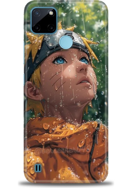 Realme C25Y Kılıf Hd Baskılı Kılıf + 9h Nano Tam Kaplayan Ekran Koruyucu 257