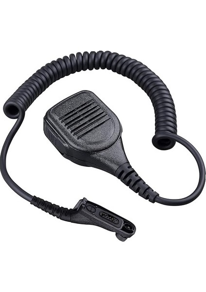Omuz Mikrofonu HM-220E Motorola Radyo Kulaklık Hoparlör GP328 GP340 Gp7 3,5 mm Mikrofon Hoparlör Mikrofon, Su Geçirmez El Tipi Omuz Mikrofonu, Harici 3,5 mm Kulaklık Jaklı
