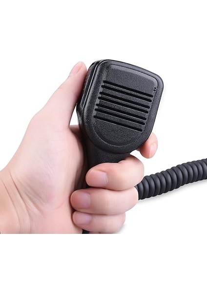 Omuz Mikrofonu HM-220E Motorola Radyo Kulaklık Hoparlör GP328 GP340 Gp7 3,5 mm Mikrofon Hoparlör Mikrofon, Su Geçirmez El Tipi Omuz Mikrofonu, Harici 3,5 mm Kulaklık Jaklı