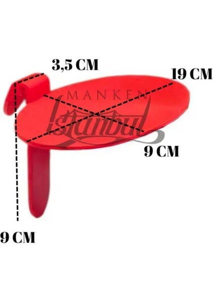 Duvara Monte Ayakkabı Rafı - 50 Raflı - 190X200 cm - Pano Siyah - Raflar Kırmızı fırsatları