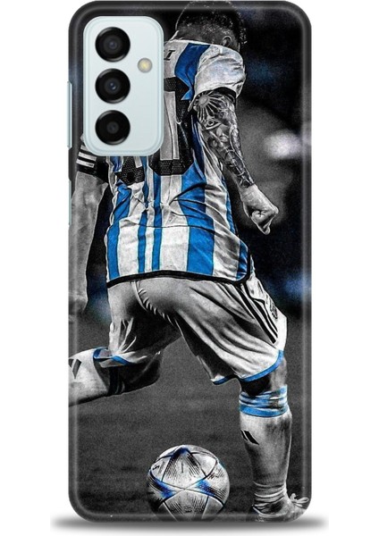 Samsung Galaxy M13 Hd Baskılı Kılıf + 9h Nano Tam Kaplayan Ekran Koruyucu 11