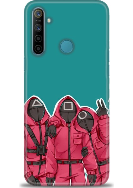 Realme C3 Kılıf Hd Baskılı Kılıf + 9h Nano Tam Kaplayan Ekran Koruyucu 290