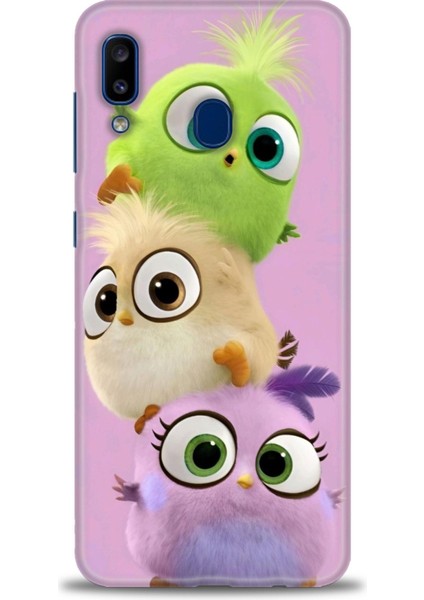 Samsung Galaxy A20 Hd Baskılı Kılıf + 9h Nano Tam Kaplayan Ekran Koruyucu 362