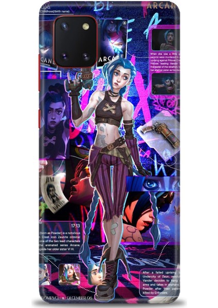 Samsung Galaxy Note 10 Lite Hd Baskılı Kılıf + 9h Nano Tam Kaplayan Ekran Koruyucu 277