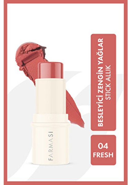 Stick Allık 04 Fresh Doğal Görünüm Sağlayan 4 g Krem Yapı ile Kolay Uygulama fiyatları