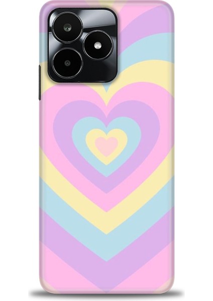 Realme C53 Kılıf Hd Baskılı Kılıf + 9h Nano Tam Kaplayan Ekran Koruyucu 198