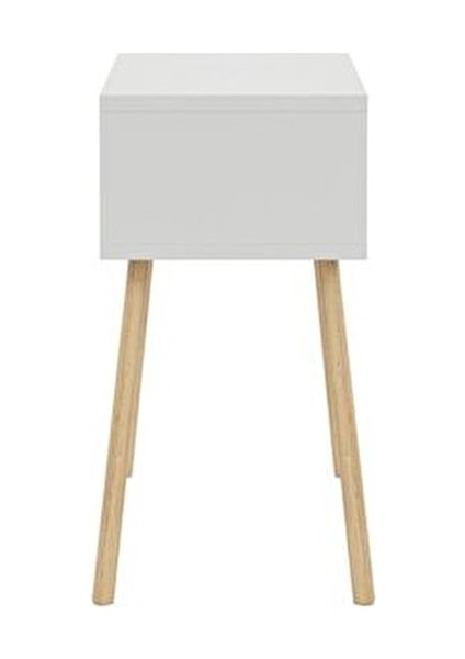 Ahşap Ayaklı Raflı Komodin