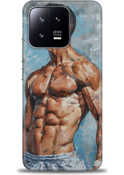 Xiaomi Mi 13 Kılıf Hd Baskılı Kılıf + 9h Nano Tam Kaplayan Ekran Koruyucu 4