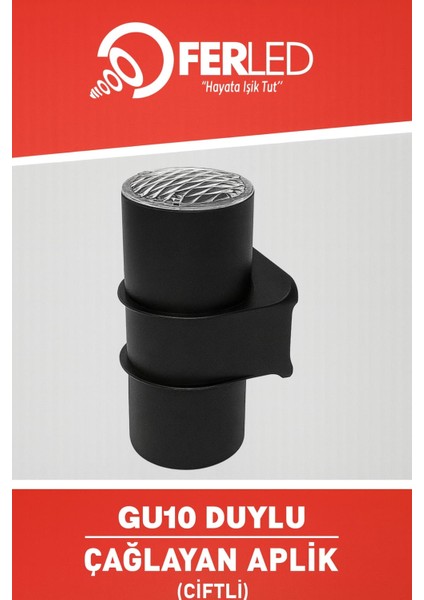 Varuna Dış Mekan Aydınlatma Çağlayan Aplik Çiftli (G10 Duylu) FB252 Beyaz fiyatları