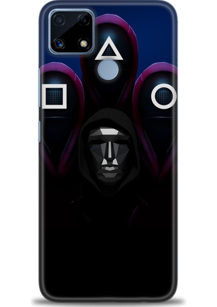 Realme C25S Kılıf Hd Baskılı Kılıf + 9h Nano Tam Kaplayan Ekran Koruyucu 283