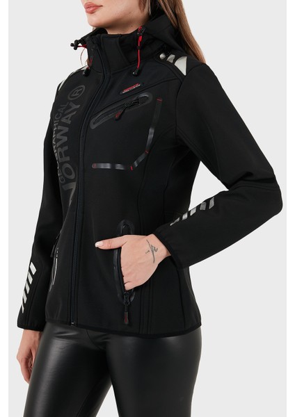 Su Geçirmez 5000 mm Softshell Çıkarılabilir Kapüşonlu Mont Bayan Mont Reıne modelleri