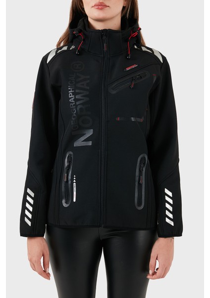 Su Geçirmez 5000 mm Softshell Çıkarılabilir Kapüşonlu Mont Bayan Mont Reıne indirimleri