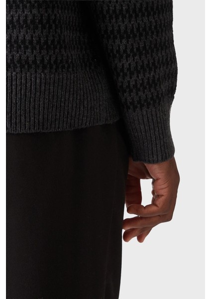 Yünlü Regular Fit Bisiklet Yaka Örme Kazak LV04LD306GP81 Erkek Kazak LV04LD306G P81 indirimleri