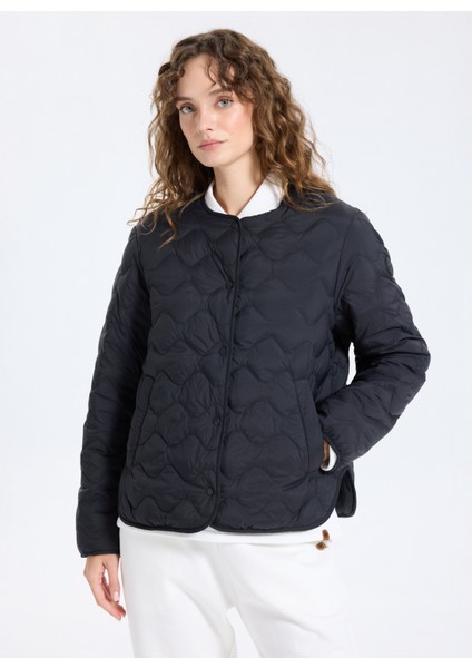 Siyah Kadın Mont J5WL-MNT7155