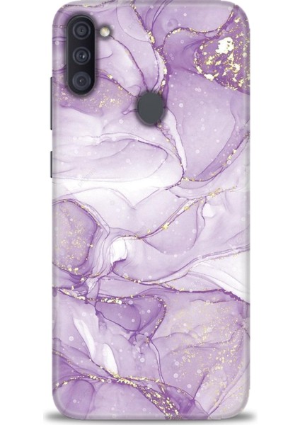 Samsung Galaxy A11 Hd Baskılı Kılıf + 9h Nano Tam Kaplayan Ekran Koruyucu 320