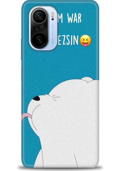 Xiaomi Redmi K40 Hd Baskılı Kılıf + 9h Nano Tam Kaplayan Ekran Koruyucu 152