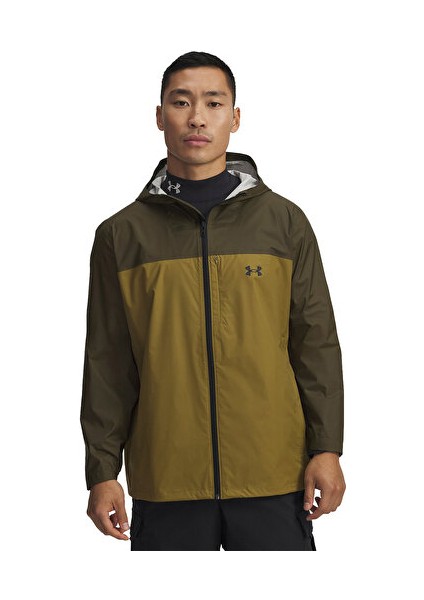 Cloudstrike Colorblock Jkt Erkek Outdoor Yağmurluk Ceket 1381880-308 Yeşil