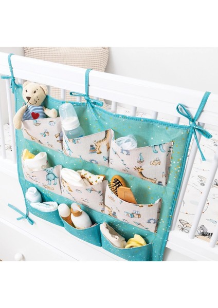 Baby 9 Cepli Bağlamalı Beşik Kenarı Düzenleyici (Yeşil) fiyatları