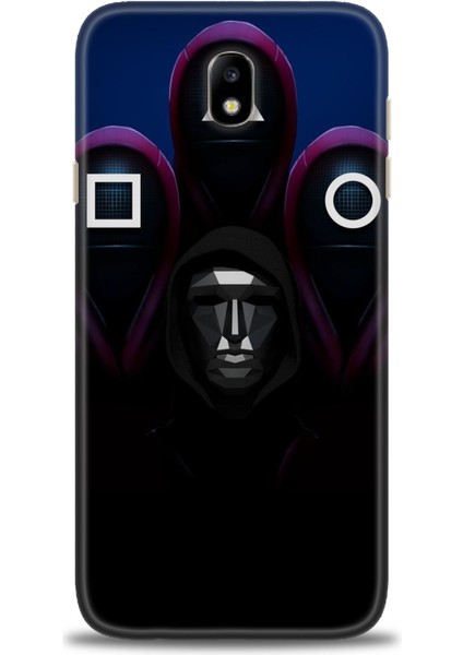 Samsung Galaxy J7 Pro Hd Baskılı Kılıf + 9h Nano Tam Kaplayan Ekran Koruyucu 283