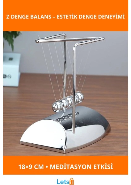 Z Denge Balans Estetik Dekoratif Obje 18X9 cm