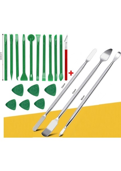 Çok Amaçlı Set Bilgisayar Tv Notebook Laptop Tablet Telefon Vs 20'li Metal Plastik Pena Yardımcı Sökme Açma Aparatı SETI04