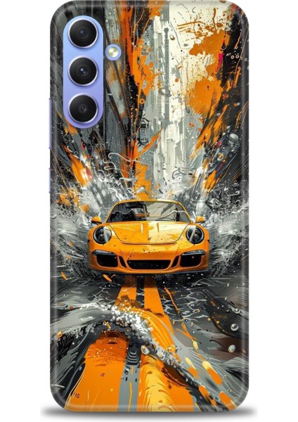 Samsung Galaxy A34 Hd Baskılı Kılıf + 9h Nano Tam Kaplayan Ekran Koruyucu 101