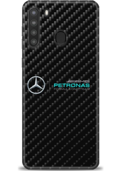 Samsung Galaxy A21 Hd Baskılı Kılıf + 9h Nano Tam Kaplayan Ekran Koruyucu 376