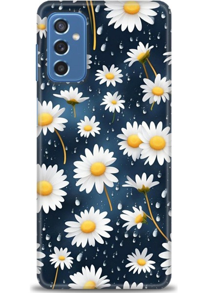 Samsung Galaxy M52 5g Hd Baskılı Kılıf + 9h Nano Tam Kaplayan Ekran Koruyucu 132