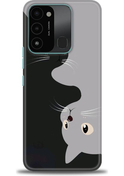 Tecno Spark 8c Kılıf Hd Baskılı Kılıf + 9h Nano Tam Kaplayan Ekran Koruyucu 67