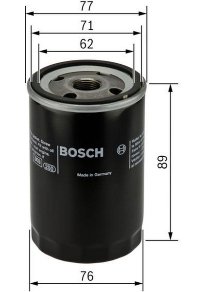 Mtxdpn Yağ Filtresi [ Toyota Corolla , Yaris , Auris , Avensis ]