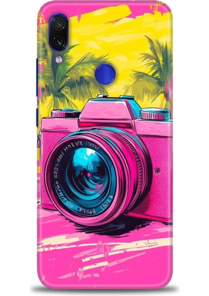 Xiaomi Redmi Note 7 Hd Baskılı Kılıf + 9h Nano Tam Kaplayan Ekran Koruyucu 442