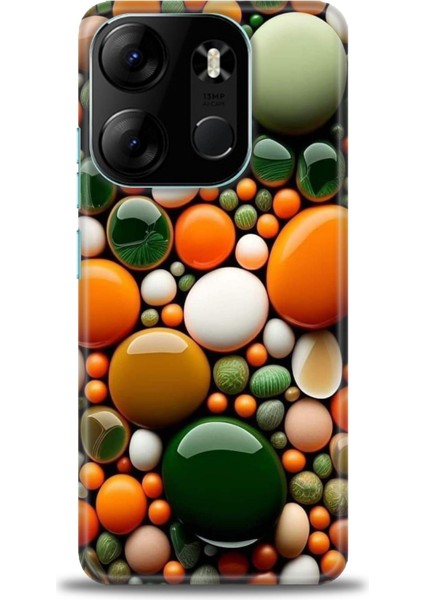 Tecno Spark Go 2023 Kılıf Hd Baskılı Kılıf + 9h Nano Tam Kaplayan Ekran Koruyucu 348