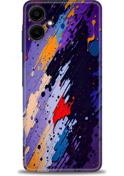 Samsung Galaxy A06 Hd Baskılı Kılıf + 9h Nano Tam Kaplayan Ekran Koruyucu 436