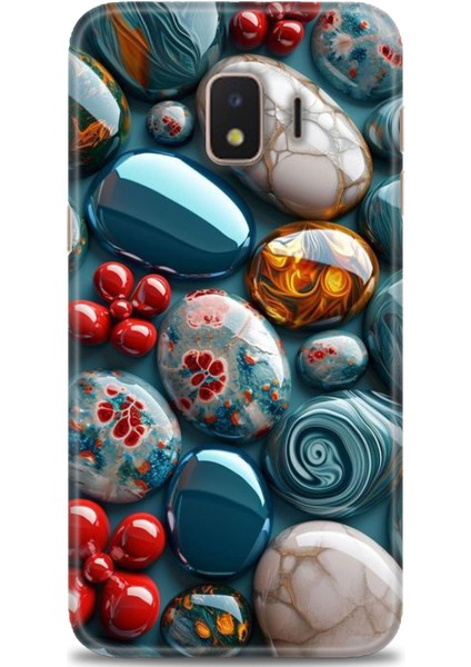 Samsung Galaxy J2 Core Hd Baskılı Kılıf + 9h Nano Tam Kaplayan Ekran Koruyucu 349