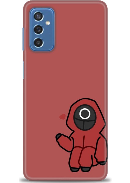 Samsung Galaxy M52 5g Hd Baskılı Kılıf + 9h Nano Tam Kaplayan Ekran Koruyucu 288