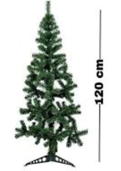 Yılbaşı Ağacı Noel Ağacı Çam Ağacı Ağaç Yeşil Yeni Yıl Ağacı Yapay 120 cm 135 Dallı Kolay Kurulum