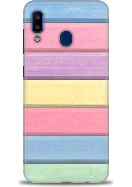 Samsung Galaxy A20 Hd Baskılı Kılıf + 9h Nano Tam Kaplayan Ekran Koruyucu 431