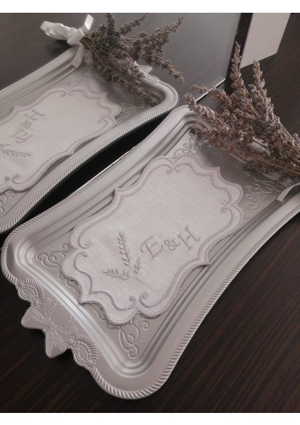 Kişiye Özel Harf Nakışlı Söz&nişan Mendili, Tepsi Örtüsü, Damat Kahve Peçetesi fiyatları