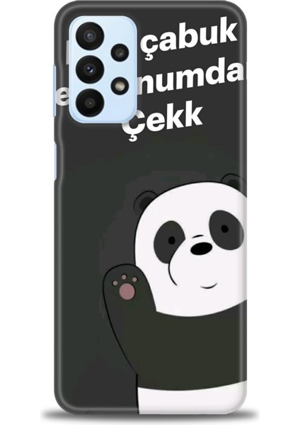 Samsung Galaxy A23 4g Hd Baskılı Kılıf + 9h Nano Tam Kaplayan Ekran Koruyucu 156