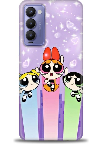 Tecno Camon 18 Kılıf Hd Baskılı Kılıf + 9h Nano Tam Kaplayan Ekran Koruyucu 128